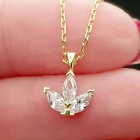 /public/photos/live/Marquise Moissanite Three Stone Lotus Flower Charm Pendant 790.webp